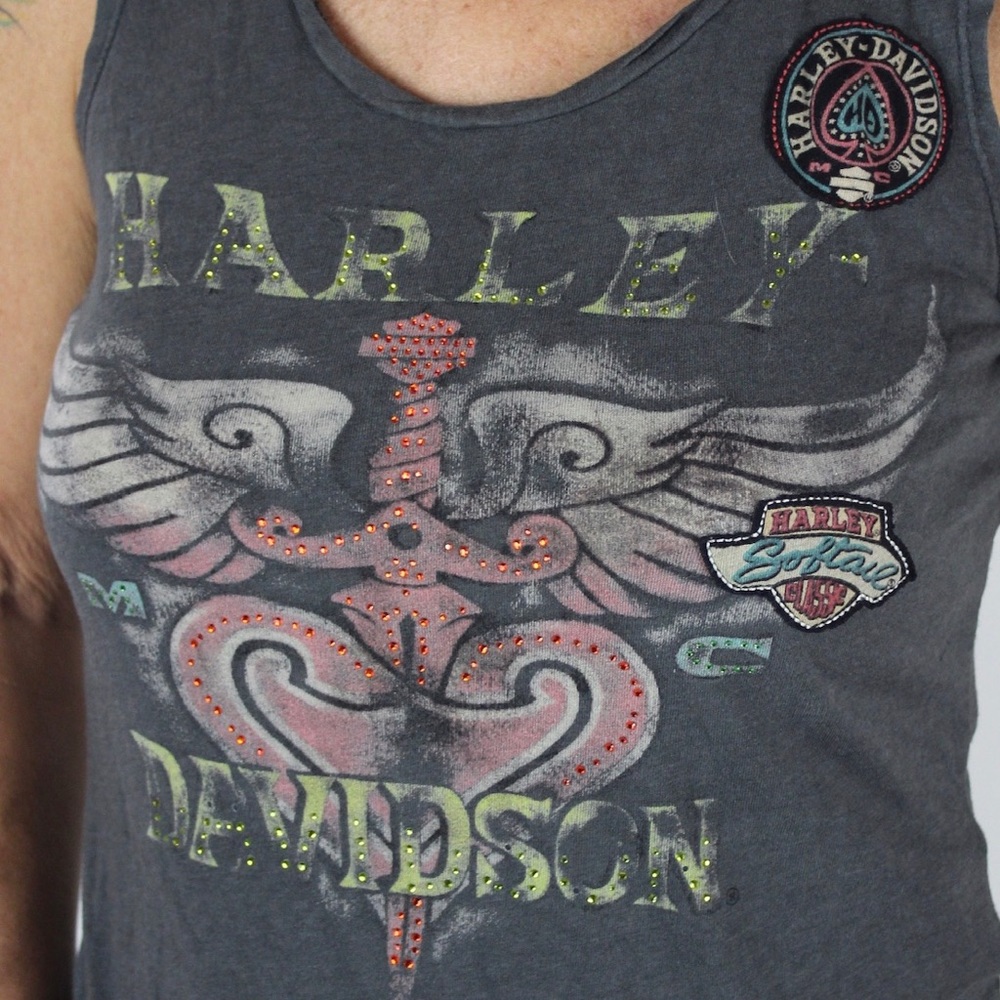 🏍 Harley Davidson Graphic Sleeveless T
